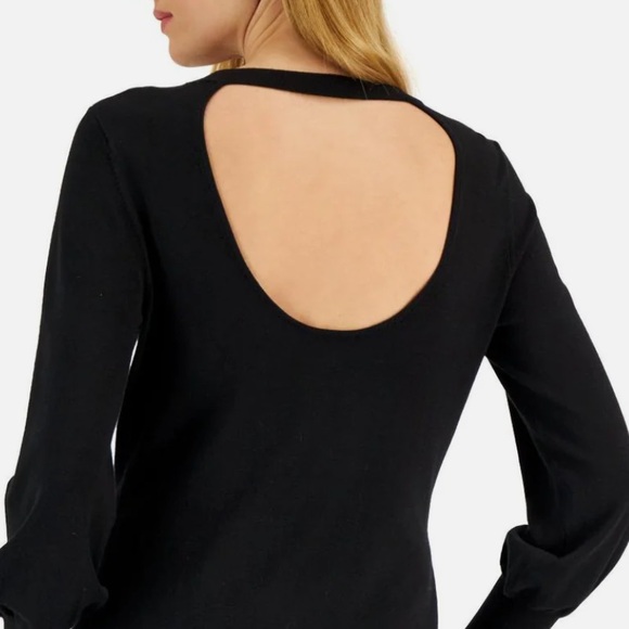 Anne Klein  Back Cut-Out Bishop Sleeves Pullover Top XXL - Picture 2 of 6